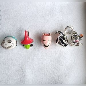 New Disney the Nightmare Before Christmas sterling silver charm set for Pandora